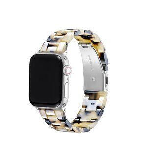 Posh Tech Claire Tortoise Resin Link Band for Apple Watch Women Adjustable